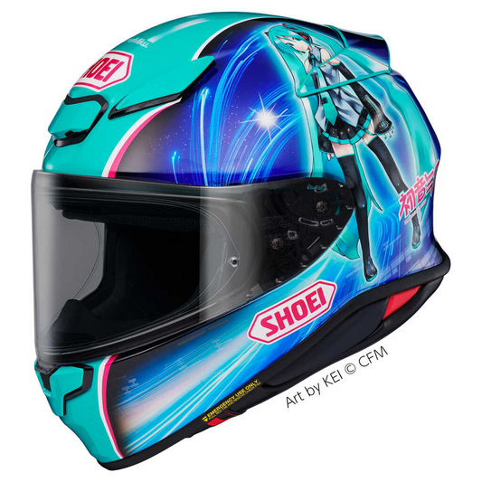SHOEI NXR2 HATSUNE MIKU HELMET - TC4