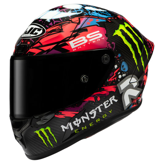 HJC RPHA 1 V2 Carbon Helmet - Funky Diablo MC-8