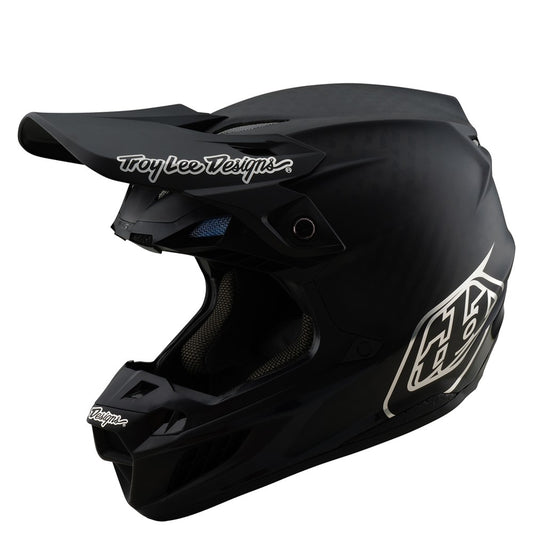 Troy Lee Designs 26.2 SE5 Carbon MIPS Helmet - Mono Black / Chrome