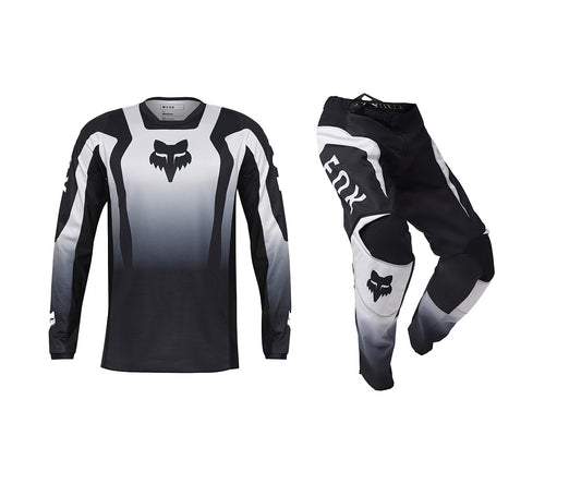 FOX 2025 180 LEAN GEAR SET - BLACK/WHITE