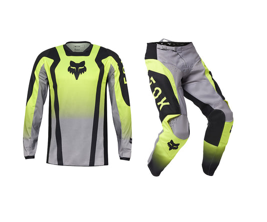 FOX 2025 YOUTH 180 LEAN GEAR SET - FLO YELLOW