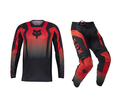 FOX 2025 YOUTH 180 LEAN GEAR SET - FLO RED