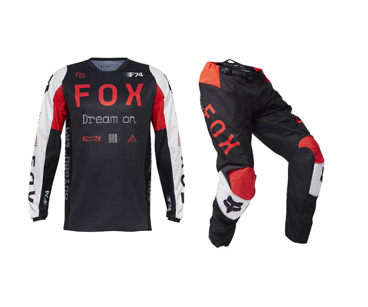 FOX 2025 180 RACE SPEC GEAR SET - FLO RED