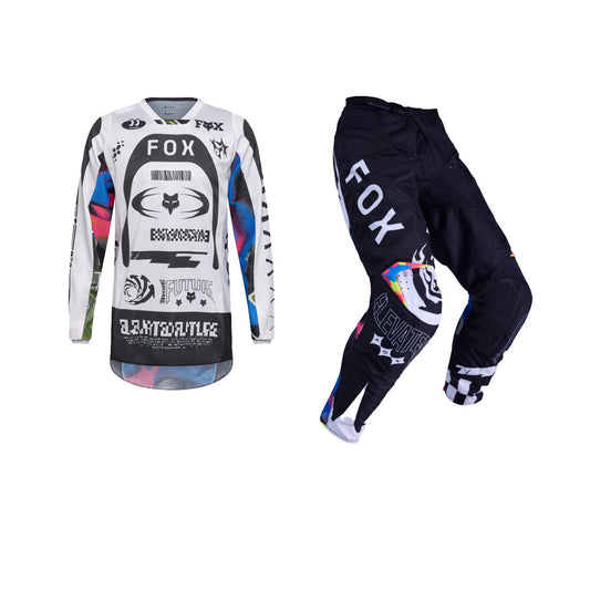 FOX 2026 180 IMAGE COSMO GEAR SET - WHITE/BLACK