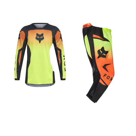 FOX 2026 YOUTH 180 SHIELD GEAR SET - FLO YELLOW