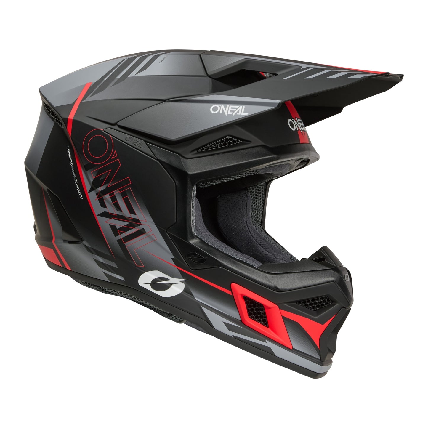 ONEAL 2026 3SRS HAZE HELMET - BLACK/GREY/RED