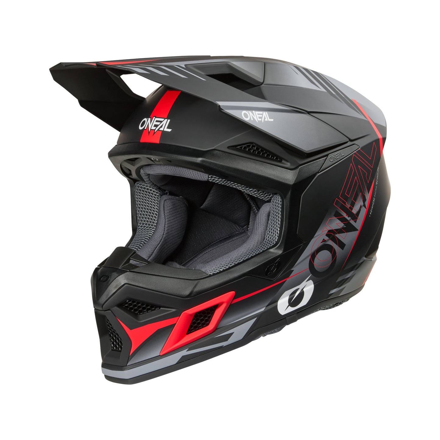 ONEAL 2026 3SRS HAZE HELMET - BLACK/GREY/RED