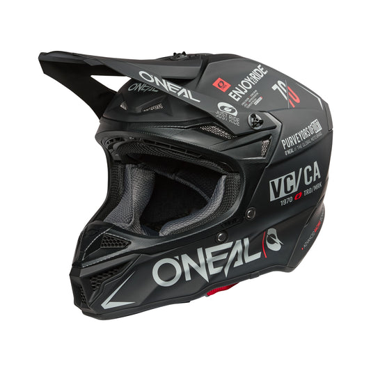 ONEAL 2026 5SRS BRAND HELMET - BLACK/GREY