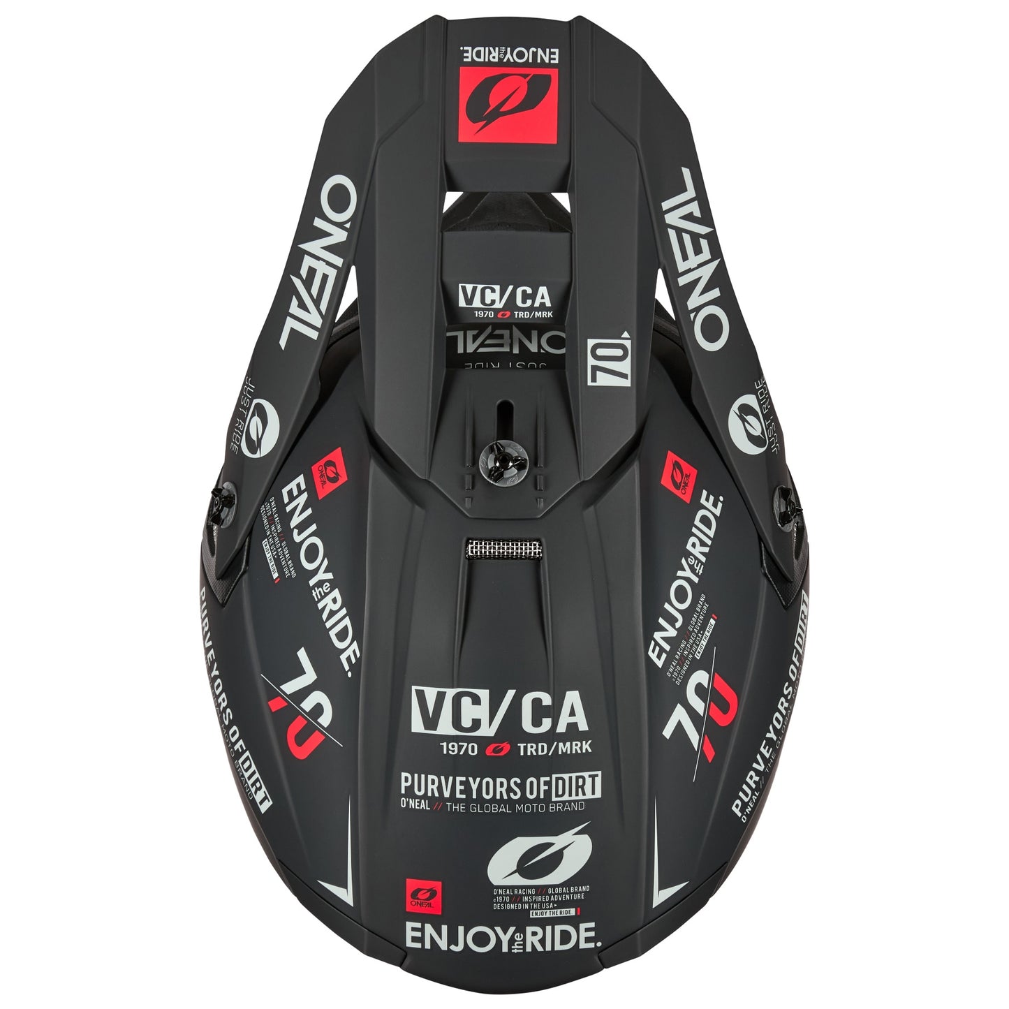 ONEAL 2026 5SRS BRAND HELMET - BLACK/GREY