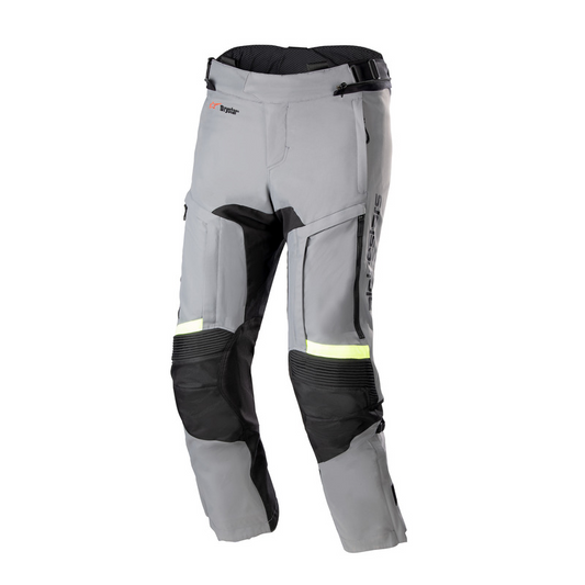 ALPINESTARS BOGOTA DRYSTAR PANTS - GREY/FLURO YELLOW