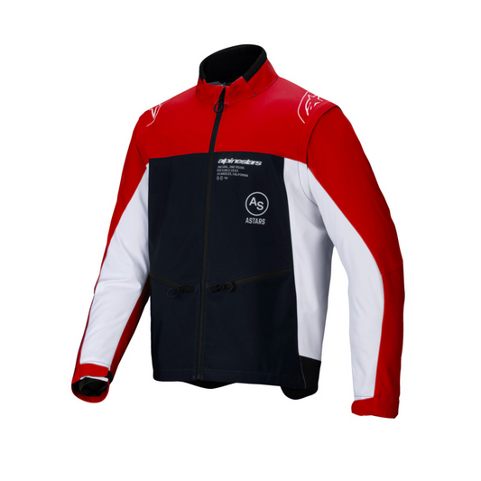 ALPINESTARS LITE-DURA SOFTSHELL JACKET - BLACK BRIGHT RED WHITE