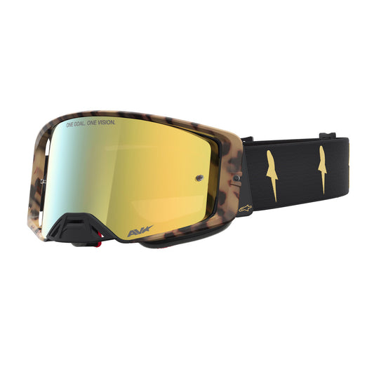 Alpinestars Supertech LE Zona Goggles - Black Brown / Mirror Silver Lens - view 1