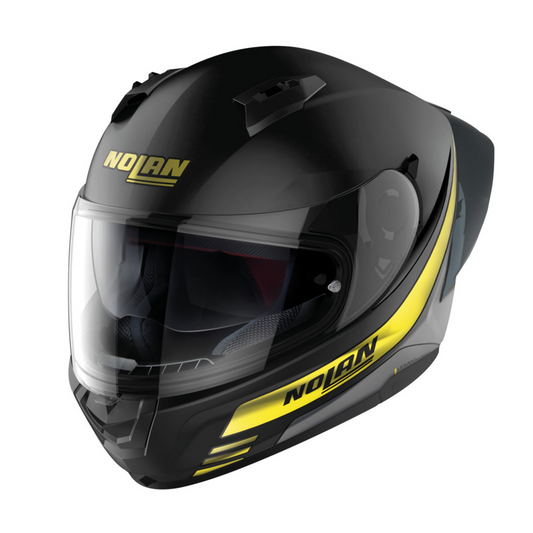 NOLAN N60-6 SPORT OUTSET HELMET - FLAT BLACK/YELLOW