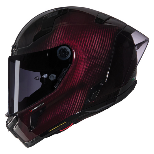 NOLAN X-804 RS LIQUIDO HELMET - RED TINT CARBON