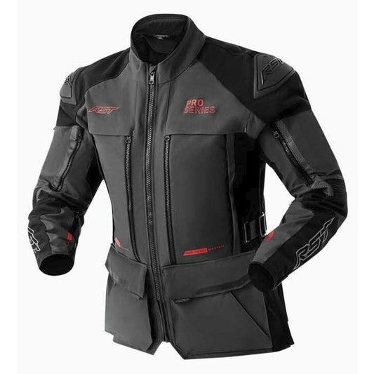 RST Pro Series Adventure D3O CE Textile Jacket - Grey / Black