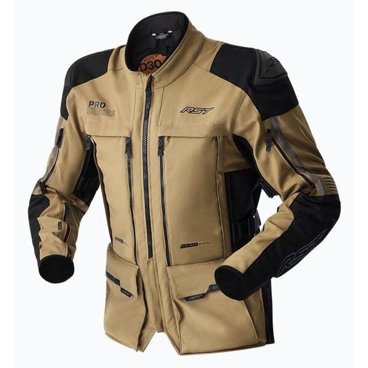 RST Pro Series Adventure D3O CE Textile Jacket - Sand / Black