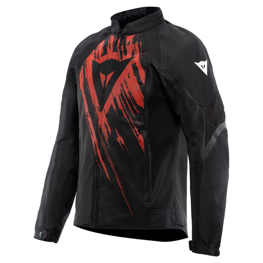 DAINESE HEROSPHERE AIR TEXTILE JACKET - BLACK/RED TARMAC