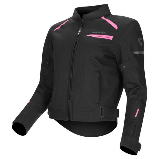 DRIRIDER AIR-RIDE 6 LADIES JACKET - BLACK/PINK