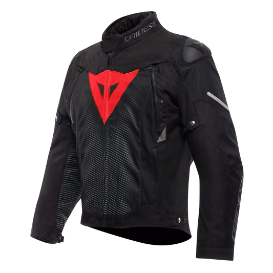 Dainese Super Sprint D-Dry Jacket - Black/Red-Lava