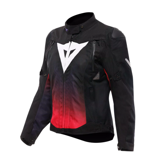 Dainese Super Sprint Women's D-Dry Jacket - Black/Fuchsia/White