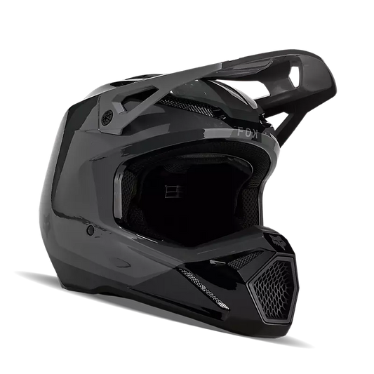 FOX 2024 YOUTH V1 NITRO HELMET - DARK SHADOW