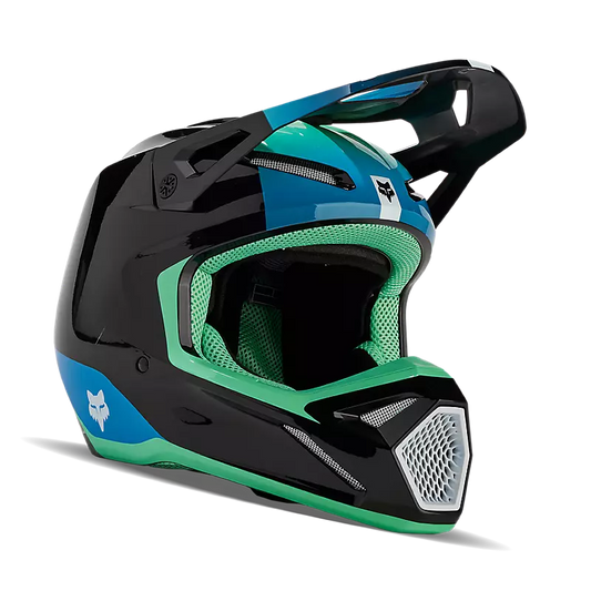 FOX 2024 YOUTH V1 BALLAST HELMET - BLACK/BLUE