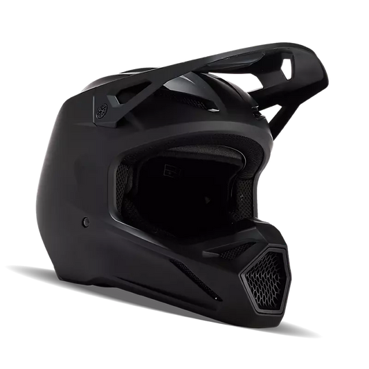 FOX 2025 YOUTH V1 MATTE BLACK HELMET - MATTE BLACK