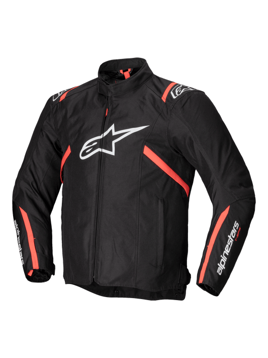 ALPINESTARS T-SPS V2 WP JACKET - BLACK/WHITE/FLURO RED