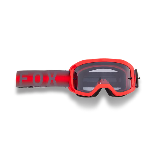 FOX MAIN INTERFERE GOGGLES - SMOKE (FLO RED)