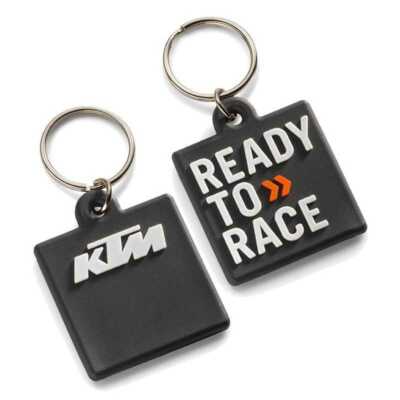KTM LOGO RUBBER KEYHOLDER - BLACK