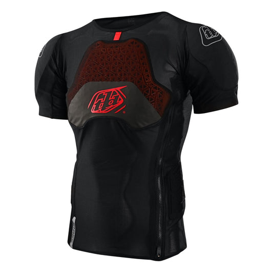 Troy Lee Designs 26.2 Stage Ghost D3O Short Sleeeve Baselayer Shirt - Black