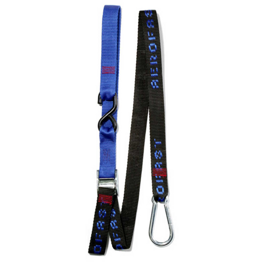 AEROFAST MC 37K TIEDOWN - 37MM KARABINER HOOK - BLUE/BLACK
