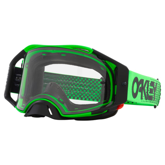 OAKLEY AIRBRAKE GOGGLES - MOTO GREEN B1B (CLEAR)