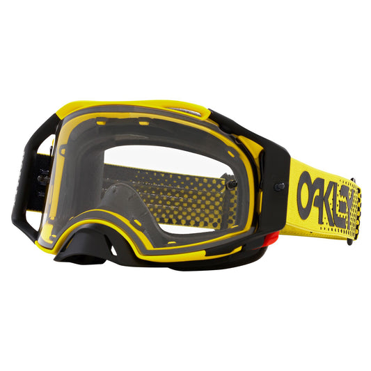 OAKLEY AIRBRAKE GOGGLES - MOTO YELLOW B1B (CLEAR)