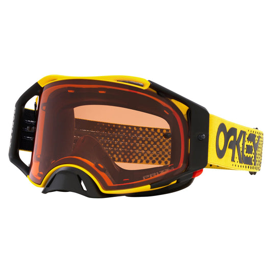 OAKLEY AIRBRAKE GOGGLES - MOTO YELLOW B1B (PRIZM MX BRONZE)