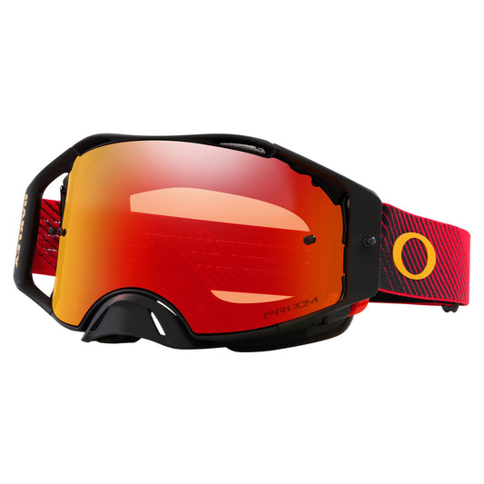 OAKLEY AIRBRAKE GOGGLES - RED FLOW (PRIZM MX TORCH)