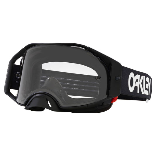 OAKLEY AIRBRAKE GOGGLES - BLACK WHITE (CLEAR)