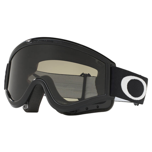 OAKLEY L-FRAME GOGGLES - JET BLACK (DARK GREY)