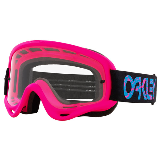 OAKLEY O-FRAME GOGGLES - PINK SPLATTER (CLEAR)