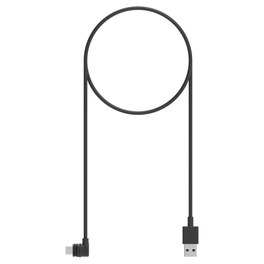 Quad Lock Weatherproof Wireless Charging Head USB Cable - Right Angle