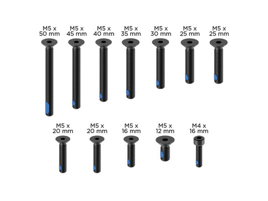 Quad Lock Replacement Screw Set Pro Black (V2)