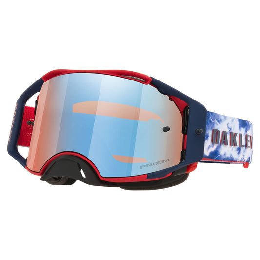 Oakley Airbrake Maxime Renaux Signature 2026 Goggles - Renault Matte Navy (Priszm Sapphire) view 1