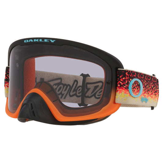 Oakley O Frame 2.0 Pro MX Goggles - TLD Black Orange (Light Grey) view 1