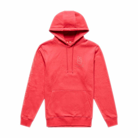 TLD 26.2 Pullover Hoodie - Peace Out Scarlet