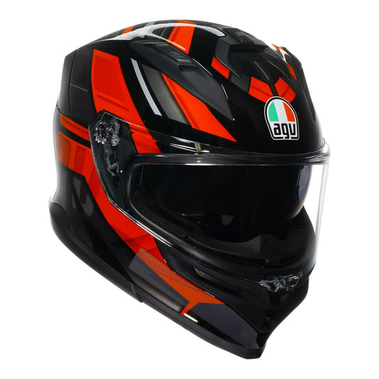 AGV K7 TAURAX HELMET - BLACK / RED