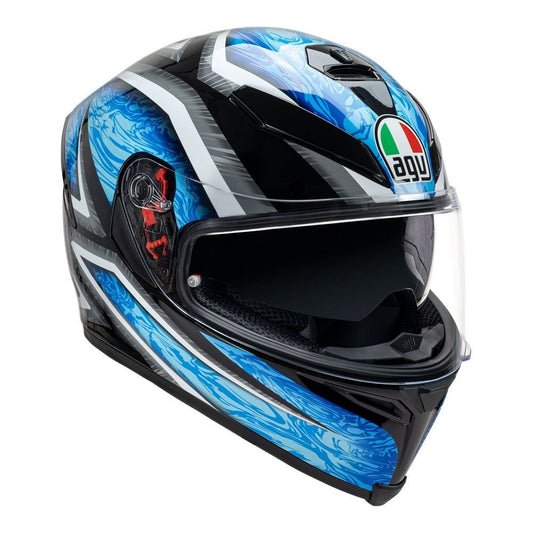 AGV K5 S KUNAI HELMET - BLUE/BLACK/WHITE