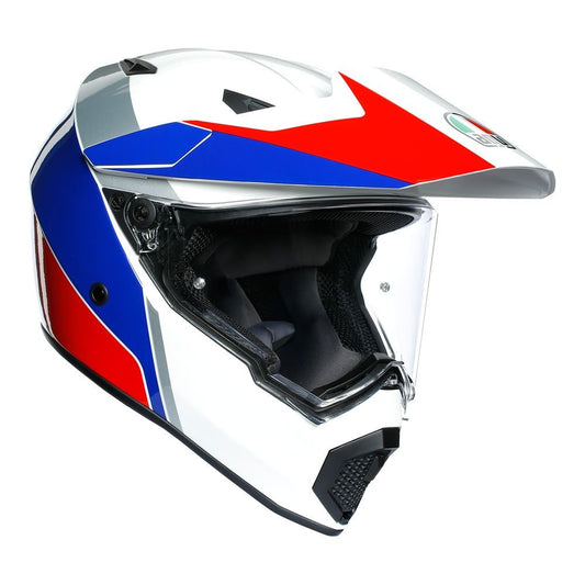 AGV AX9 ATLANTE HELMET - WHITE/BLUE/RED