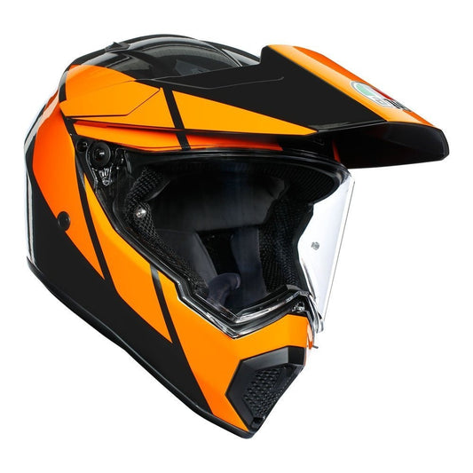 AGV AX9 TRAIL HELMET - GUNMETAL/ORANGE