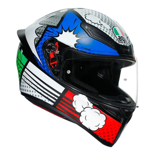 AGV K1 BANG HELMET - MATT ITALY/BLUE