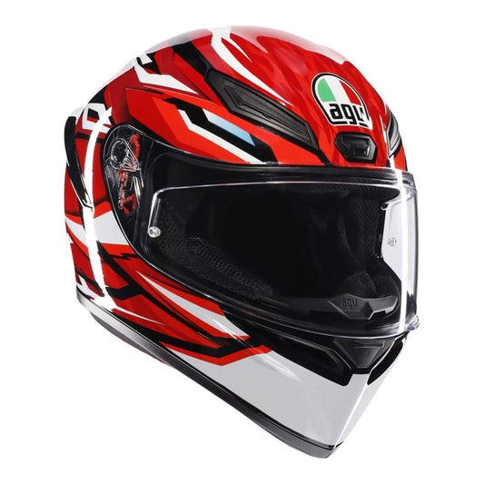 AGV K1 S LION HELMET - BLACK/RED/WHITE